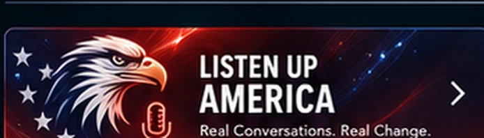 Listen Up America eagle artwork